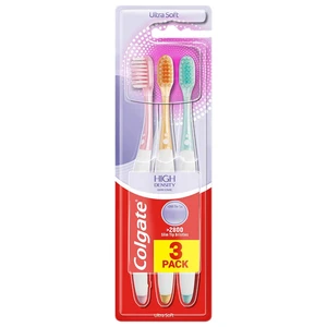 COLGATE Zubní kartáčky High Desnity 3pack Ultra Soft 3 ks