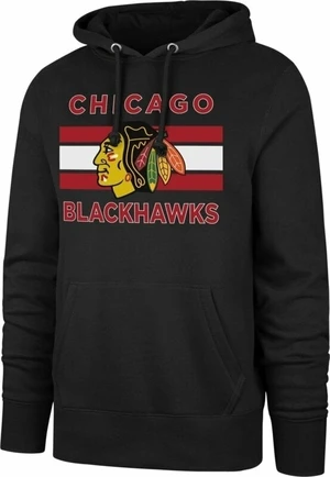 Chicago Blackhawks NHL Burnside Pullover Hoodie Jet Black M Hanorac