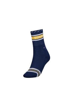 Tommy Hilfiger Socks - TH WOMEN SOCK 1P LOGO SOCK dark blue