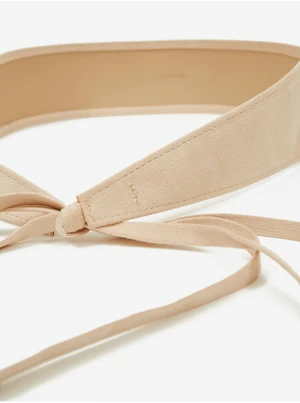 Orsay Beige Women's Suede Belt - Women