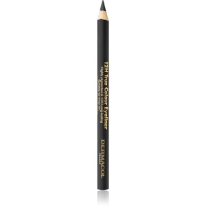 Dermacol True Colour Eyeliner dlhotrvajúca ceruzka na oči odtieň 08 Black 4 g