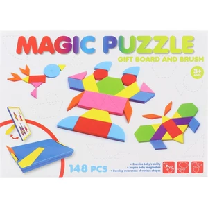 Lamps Puzzle magnetické Tangramy v plastovej krabici 148 dielikov