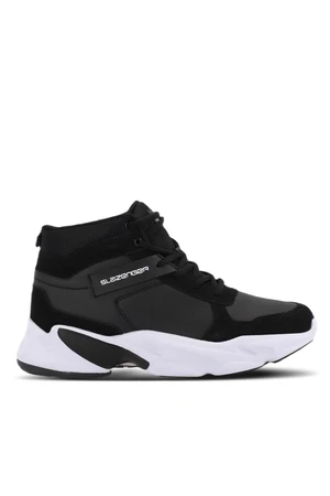 Slazenger PATTERN Sneaker Mens Shoes Black / White