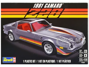 Level 4 Model Kit 1981 Chevrolet Camaro Z/28 1/25 Scale Model by Revell