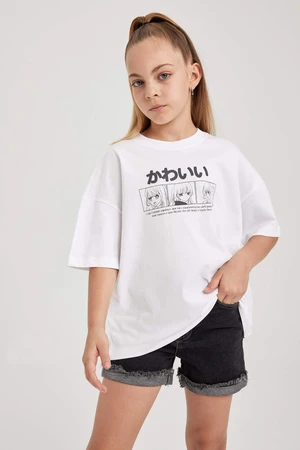 DEFACTO Oversize Fit Short Sleeve T-shirt