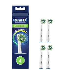 Oral-B EB 50-4 CrossAction náhradní hlavice s Technologií CleanMaximiser, 4 ks