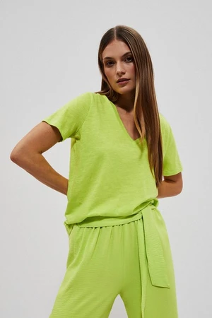 Women's T-shirt Moodo - bright green