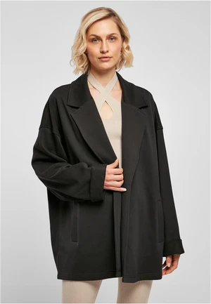 Women's Terry Oversized Blazer Black