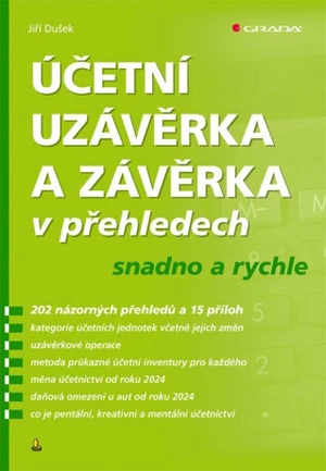 Účetní uzávěrka a závěrka v přehledech snadno a rychle - Jiří Dušek