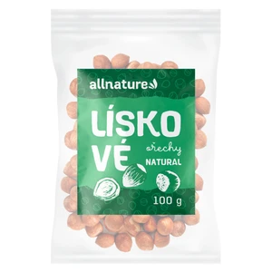 ALLNATURE Lískové ořechy jádra 100 g