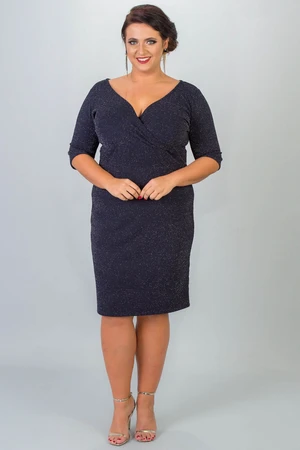 Női ruha Karko Karko_Dress_U634_Navy_Blue