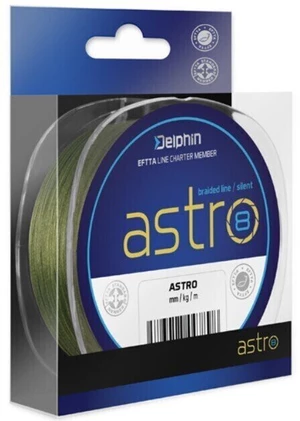 Delphin Astro 8 Green 0,21 mm 31,2 lbs 300 m Ligne tressée