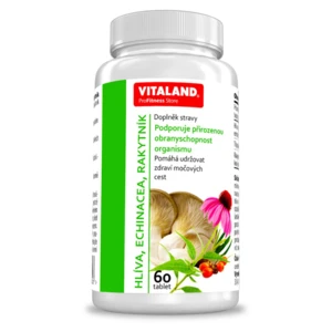 VITALAND Hlíva, echinacea, rakytník 60 tablet