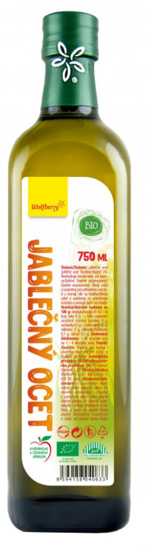 WOLFBERRY Jablečný ocet BIO 750 ml