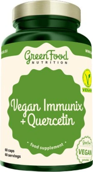 GREENFOOD NUTRITION Vegan Immunix + Quercetin 60 kapslí