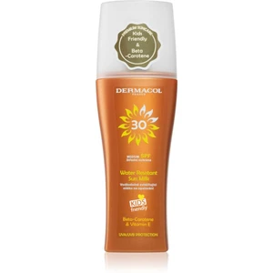 Dermacol Sun Water Resistant vodeodolné mlieko na opaľovanie SPF 30 v spreji 200 ml