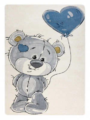 Dětský kusový koberec Petit Teddy bear cream-240x330