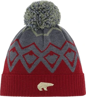 Eisbär Ziggy OS Pompon Beanie Burgundy/Anthracite/Misty Forest UNI Berretto