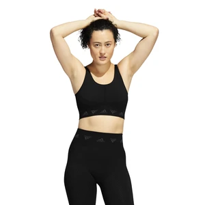 Dámská podprsenka adidas  Aeroknit Light Support Bra Black