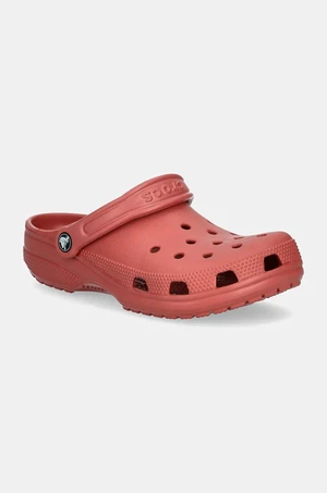 Pantofle Crocs Classic červená barva, 10001