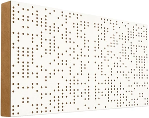 Mega Acoustic FiberPRO120 Binary Diffuser Negative White/Light Brown Panneau de bois absorbant