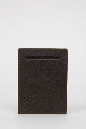 DEFACTO Men's Faux Leather Card Holder