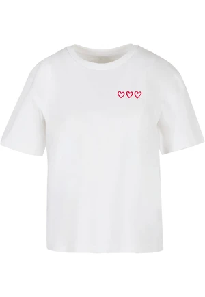 Women's T-shirt Three In A Row white