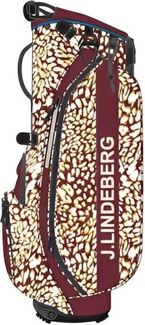 J.Lindeberg Play Stand Bag Print Sac de golf sur pied Glitch Leo Lime