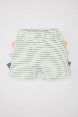 DEFACTO Baby Boy Striped Ribbed Shorts