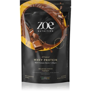 ZOE Whey Protein syrovátkový protein s kolagenem příchuť Belgian Choco Fantasy 454 g