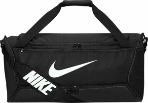 Nike Brasilia 9.5 Duffel Bag Geantă de voiaj Negru/Negru/Alb