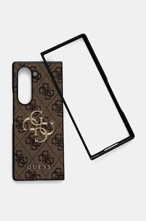 Puzdro na mobil Guess Z Fold6 F956 hnedá farba, GUHCZFD64GMGBR