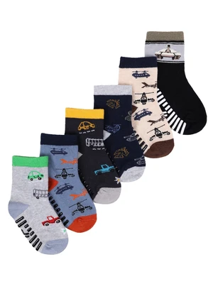 Yoclub Kids's Boys' Socks ABS 6-Pack SKA-0002C-AA0A-005