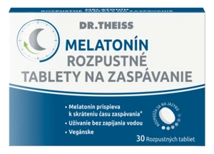 DR.THEISS Melatonín tablety na zaspávanie