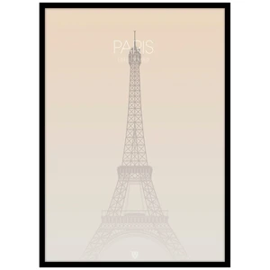 Plakat z ramą w zestawie 50x70 cm Paris Eiffel Tower – Malerifabrikken