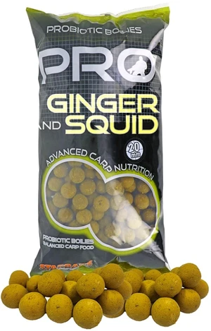 Starbaits boilies pro ginger squid - 2 kg 20 mm