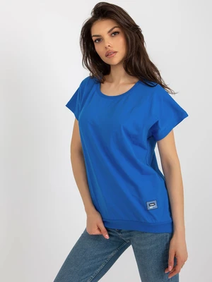 Basic dark blue short sleeve helen