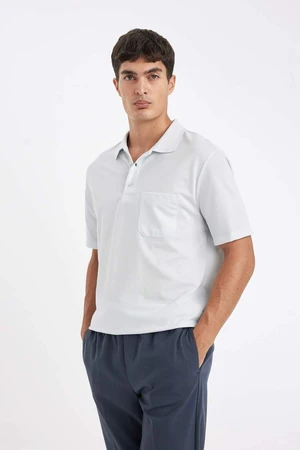 DEFACTO Regular Fit Short Sleeve Pique Polo Shirt