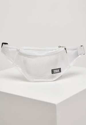 Transparent shoulder bag transparent white