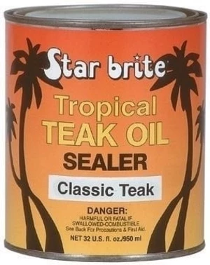 Star Brite Tropical Teak Oil 950 ml Nettoyant de teck, Huile de teck