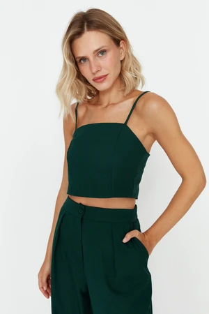 Trendyol Green Woven Strapless Blouse