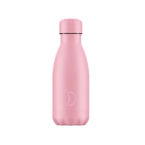 Sticlă termos Chilly's Bottles - roz pastel 260ml, ediția Original