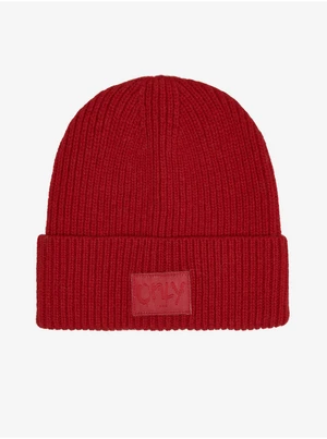 Red Ladies Trench Beanie ONLY Ria - Ladies