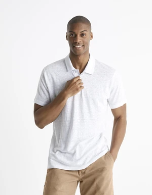 Celio Linen Polo T-Shirt Bepolin - Men