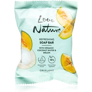 Oriflame Love Nature Coconut Water & Melon čistiace tuhé mydlo 75 g