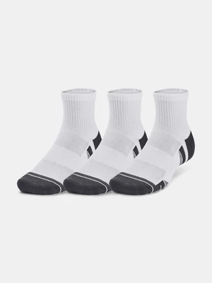 Under Armour Socks UA Performance Tech 3pk Qtr-WHT - unisex