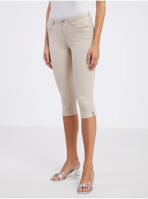 Beige ladies capri pants CAMAIEU - Ladies