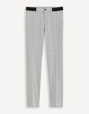 Celio Checkered Trousers Fonoel - Men