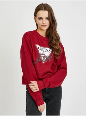 Red Women's Sweatshirt Guess - Women