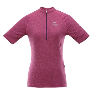 Women's quick-drying cycling T-shirt ALPINE PRO LATTERA wood violet